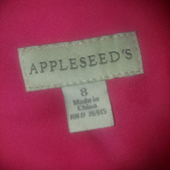 NWOT Appleseed's Short Sleeve Pink Blouse Top Shirt size 8 (M) - Picture 5 of 5